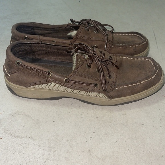 Sperry Dark Brown Authentic Boat Shoes - Picture 4 of 5